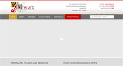 Desktop Screenshot of mdneuro.com